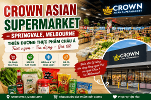 Crown Asian Supermarket – Springvale: Điểm đến lý tưởng cho tín đồ ẩm thực châu Á tại Melbourne
