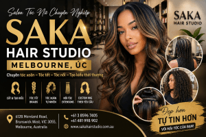 Saka Hair Studio Melbourne – Salon Chuyên Tóc Xoăn, Tóc Dệt & Tóc Tết Hàng Đầu Tại Melbourne, Úc