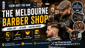 The Melbourne Barber Shop Melbourne – Tiệm cắt tóc nam đậm chất cổ điển giữa lòng thành phố